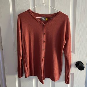 light button up sweater